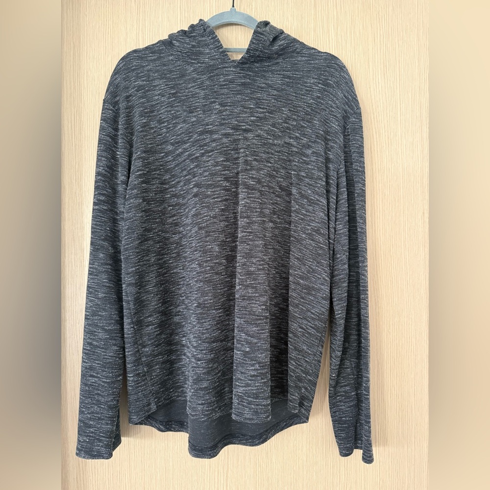 Vince Men’s Hoodie - Heathered Black - Size Medium